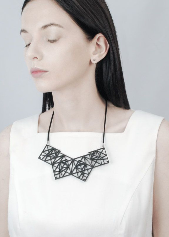 Подвеска квадраты черная Nebula7 Изображение Подвеска квадраты черная Nebula7