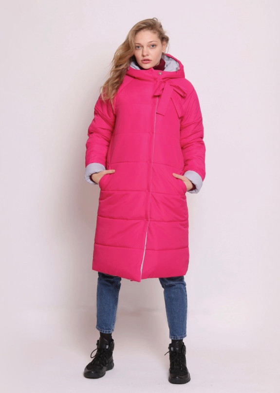 Пуховик женский двусторонний розовый Roussin Изображение Пуховик женский двусторонний розовый Roussin