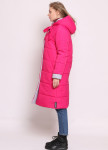 Пуховик женский двусторонний розовый Roussin Изображение Пуховик женский двусторонний розовый Roussin