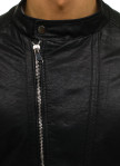 Изображение Куртка мужская из эко-кожи черная MFStore 