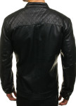 Изображение Куртка мужская с декоративной строчкой черная MFStore
