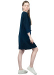 Изображение Платье с поясом темно-синее Grishko Design