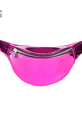 Сумка на пояс блестящая розовая Mari Mir Изображение Сумка на пояс блестящая розовая Mari Mir