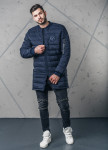 Изображение Пальто мужское утепленное синее MFStore