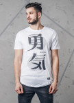 Футболка мужская с иероглифом белая MFStore Изображение Футболка мужская с иероглифом белая MFStore