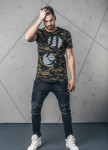 Футболка мужская с иероглифом камуфляж MFStore Изображение Футболка мужская с иероглифом камуфляж MFStore