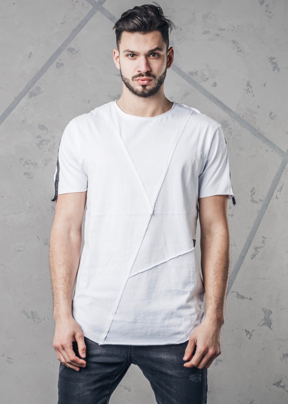 Футболка со строчкой белая Х MFStore Изображение Футболка со строчкой белая Х MFStore