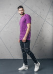 Футболка с декоративными швами фиолетовая MFStore Изображение Футболка с декоративными швами фиолетовая MFStore