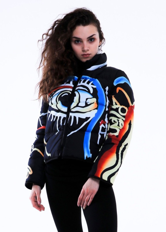 Куртка женская короткая черная EYE INSHA Изображение Куртка женская короткая черная EYE INSHA