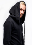 Худі чоловіче асиметричне чорне ThePARA Изображение Худі чоловіче асиметричне чорне ThePARA