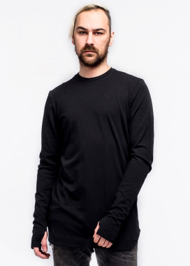 Чоловічий лонгслів чорний ThePARA Изображение Чоловічий лонгслів чорний ThePARA