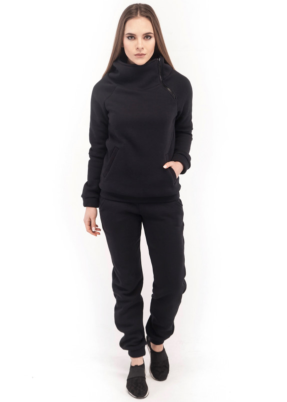 Спортивный костюм женский черный Wolff Изображение Спортивный костюм женский черный Wolff