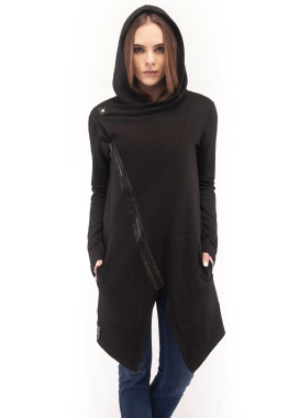 Мантия женская на молнии черная Wolff Изображение Мантия женская на молнии черная Wolff