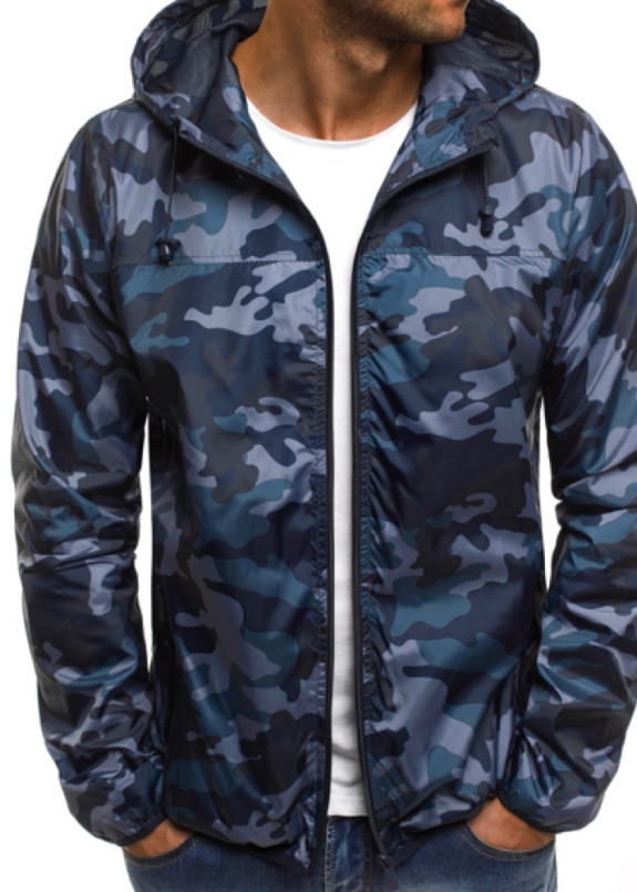 Ветровка мужская камуфляж синяя MFStore Изображение Ветровка мужская камуфляж синяя MFStore