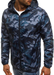 Ветровка мужская камуфляж синяя MFStore Изображение Ветровка мужская камуфляж синяя MFStore