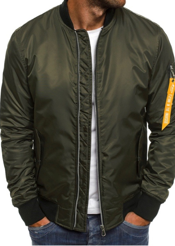 Бомбер мужской классический хаки MFStore Изображение Бомбер мужской классический хаки MFStore