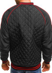 Бомбер мужской стеганый черный MFStore Изображение Бомбер мужской стеганый черный MFStore