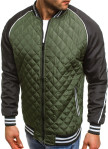 Бомбер мужской стеганый зеленый MFStore Изображение Бомбер мужской стеганый зеленый MFStore