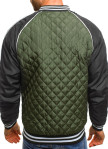 Бомбер мужской стеганый зеленый MFStore Изображение Бомбер мужской стеганый зеленый MFStore
