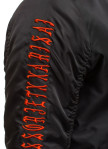 Изображение Бомбер мужской с вышивкой черный MFStore