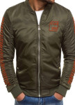 Бомбер мужской с вышивкой хаки MFStore Изображение Бомбер мужской с вышивкой хаки MFStore