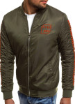 Бомбер мужской с вышивкой хаки MFStore Изображение Бомбер мужской с вышивкой хаки MFStore