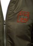 Бомбер мужской с вышивкой хаки MFStore Изображение Бомбер мужской с вышивкой хаки MFStore