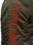 Изображение Бомбер мужской с вышивкой хаки MFStore