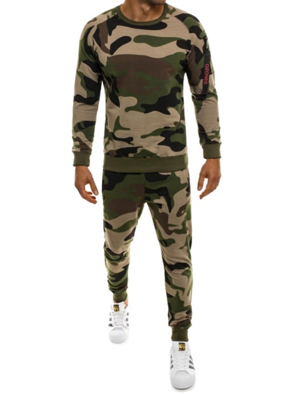 Спортивный костюм камуфляж зеленый MFStore Изображение Спортивный костюм камуфляж зеленый MFStore