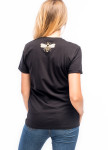 Футболка женская с нашивкой черная Wolff Изображение Футболка женская с нашивкой черная Wolff