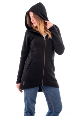 Кардиган женский на молнии черный Wolff Изображение Кардиган женский на молнии черный Wolff