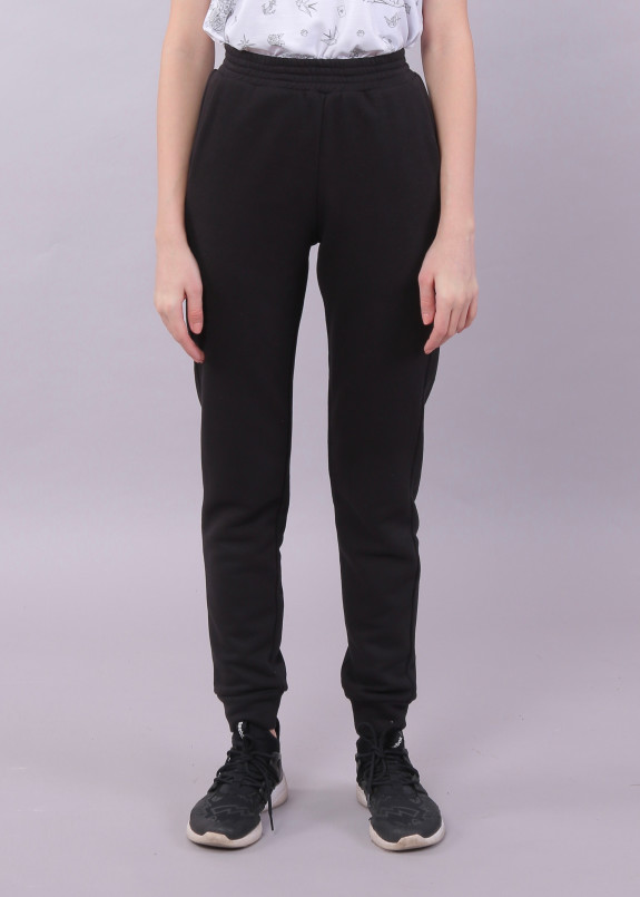 Спортивные штаны женские черные Roussin Изображение Спортивные штаны женские черные Roussin