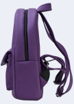 Рюкзак женский с накладным карманом фиолетовый Twins Store Изображение Рюкзак женский с накладным карманом фиолетовый Twins Store