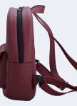 Рюкзак женский с накладным карманом бордовый Twins Store Изображение Рюкзак женский с накладным карманом бордовый Twins Store