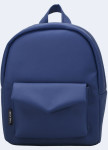 Рюкзак женский с накладным карманом синий Twins Store Изображение Рюкзак женский с накладным карманом синий Twins Store