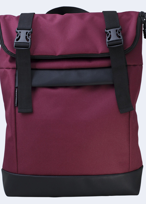Рюкзак бордовый ROLLTOP MEDIUM Twins Store  Изображение Рюкзак бордовый ROLLTOP MEDIUM Twins Store