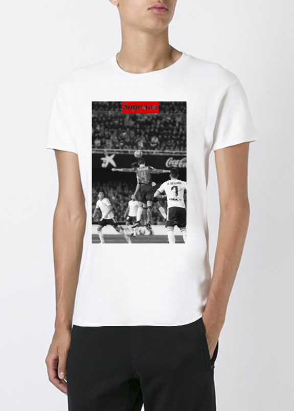 Футболка мужская белая Supreme YAPPI Изображение Футболка мужская белая Supreme YAPPI