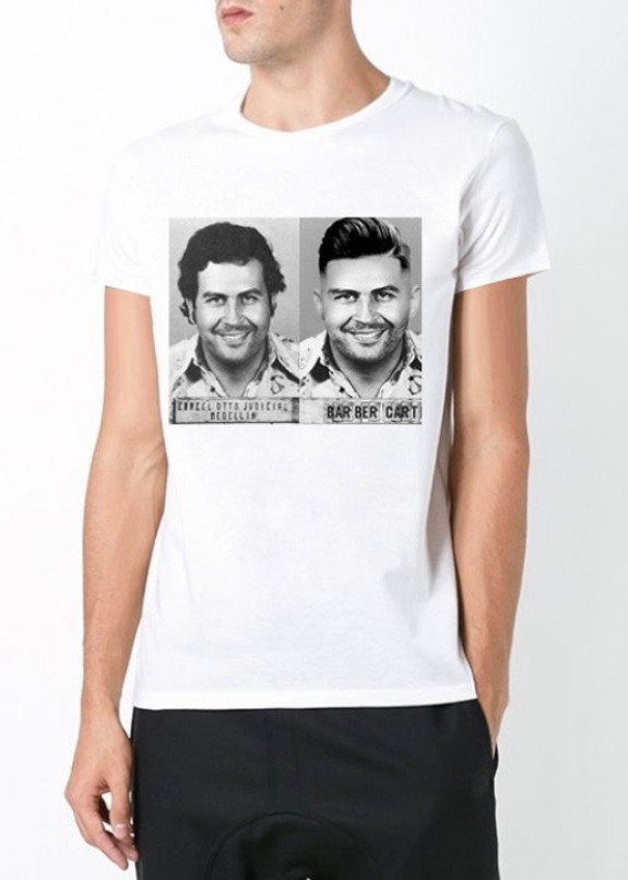 Футболка мужская белая Pablo YAPPI Изображение Футболка мужская белая Pablo YAPPI