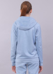 Толстовка с капюшоном замшевая голубая Roussin Изображение Толстовка с капюшоном замшевая голубая Roussin