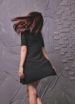 Изображение Платье-колокол черное Leska Prod 