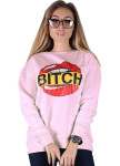 Свитшот женский розовый BITCH Krutyakov Изображение Свитшот женский розовый BITCH Krutyakov