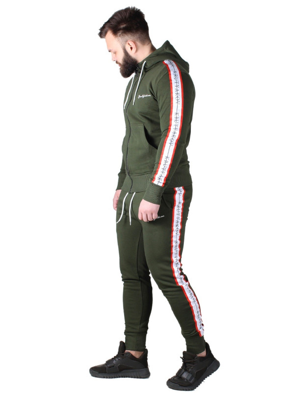 Костюм мужской хаки STRIPES Krutyakov Изображение Костюм мужской хаки STRIPES Krutyakov