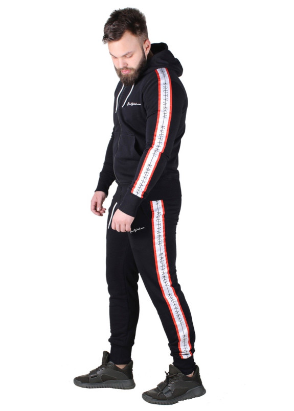 Костюм мужской черный STRIPES Krutyakov Изображение Костюм мужской черный STRIPES Krutyakov