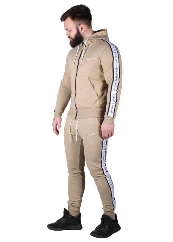 Костюм мужской бежевый STRIPES Krutyakov Изображение Костюм мужской бежевый STRIPES Krutyakov