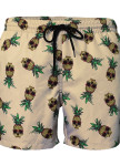 Шорты пляжные бежевые PINEAPPLE SKULLS Krutyakov  Изображение Шорты пляжные бежевые PINEAPPLE SKULLS Krutyakov