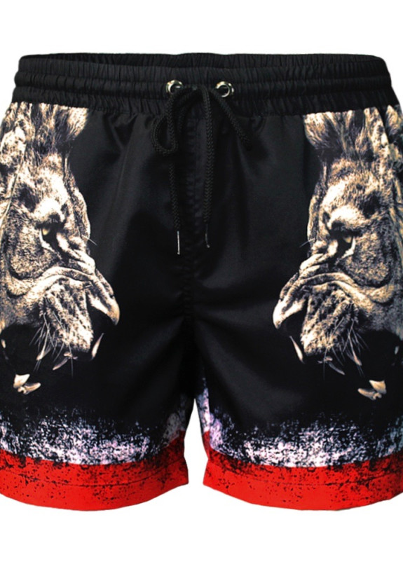 Шорты пляжные черные LIONS Krutyakov Изображение Шорты пляжные черные LIONS Krutyakov