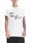 Футболка мужская белая BE WILD Lut Изображение Футболка мужская белая BE WILD Lut