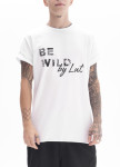 Футболка мужская белая BE WILD Lut Изображение Футболка мужская белая BE WILD Lut