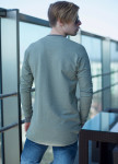 Лонгслив мужской с молнией оливковый Shi Изображение Лонгслив мужской с молнией оливковый Shi