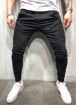 Изображение Джинсы мужские с косыми карманами черные MFStore
